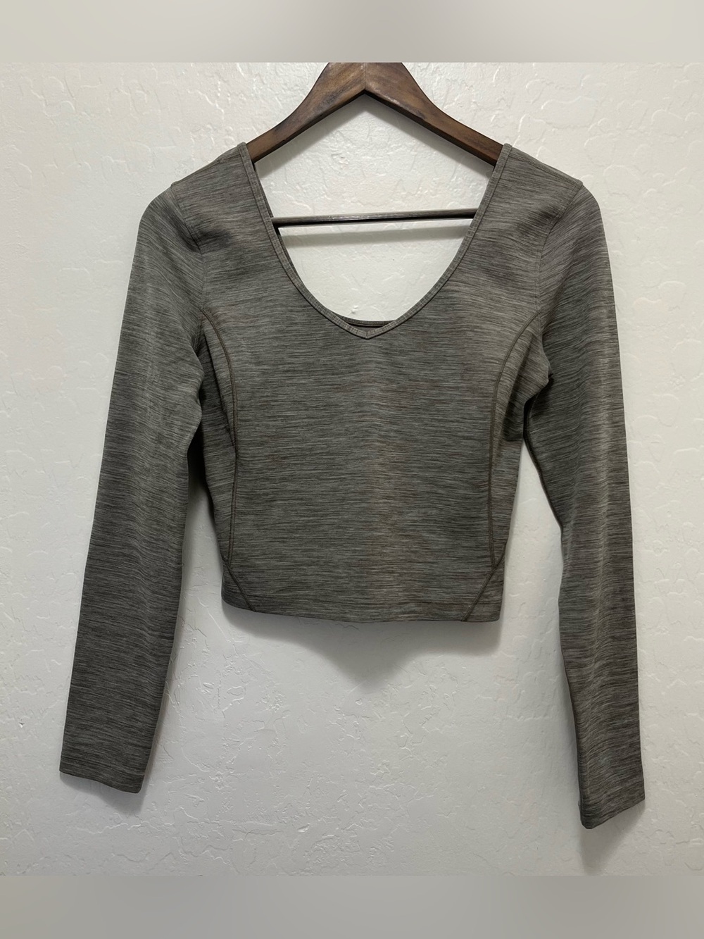 Lululemon Align Cropped Long Sleeve Shirt